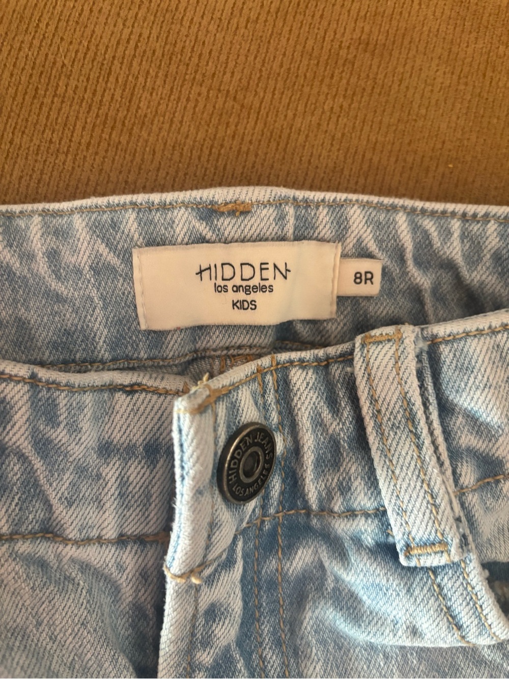Hidden Los Angeles Kids Light Wash Denim Jeans - 8R